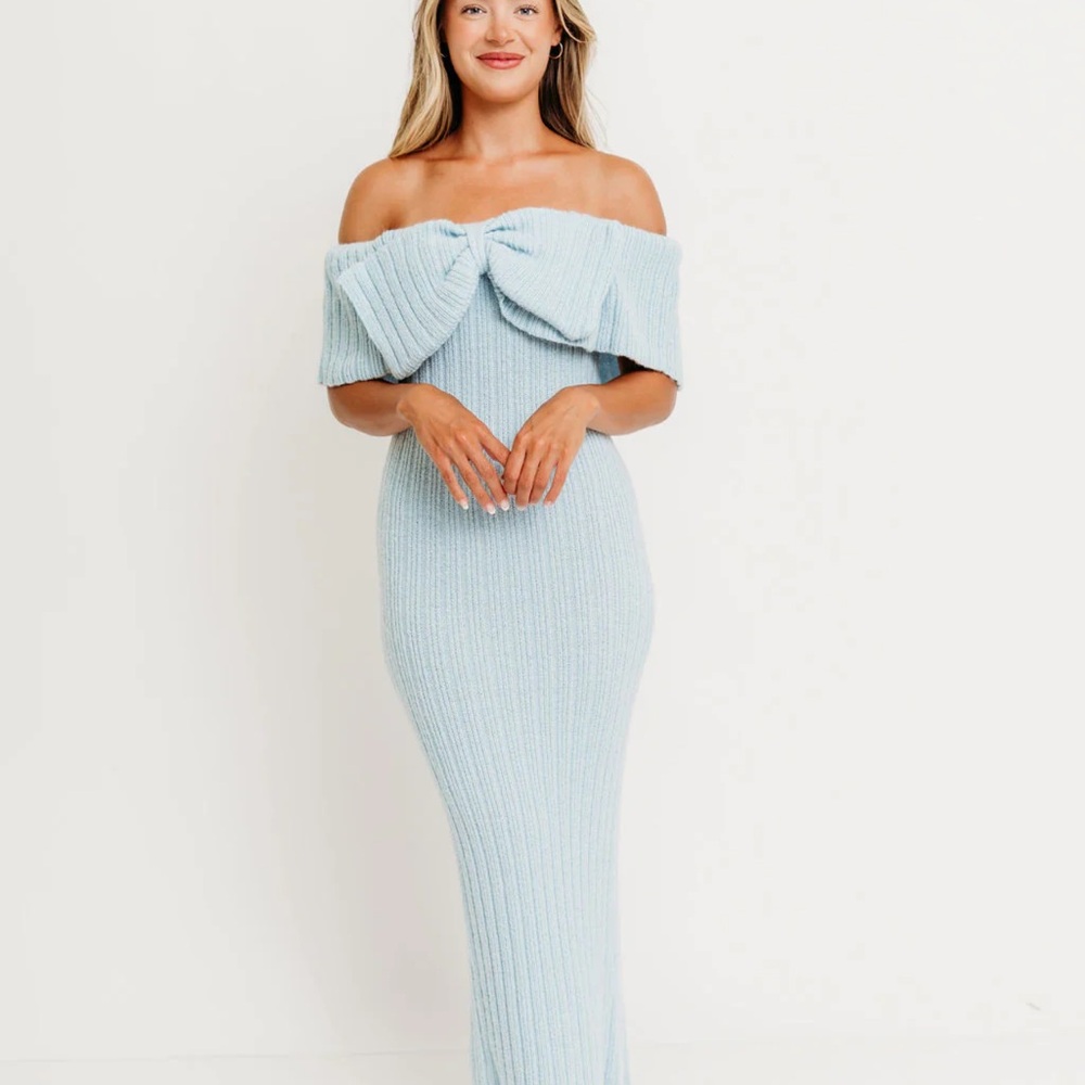 Worth collective Aston bow sweater dress